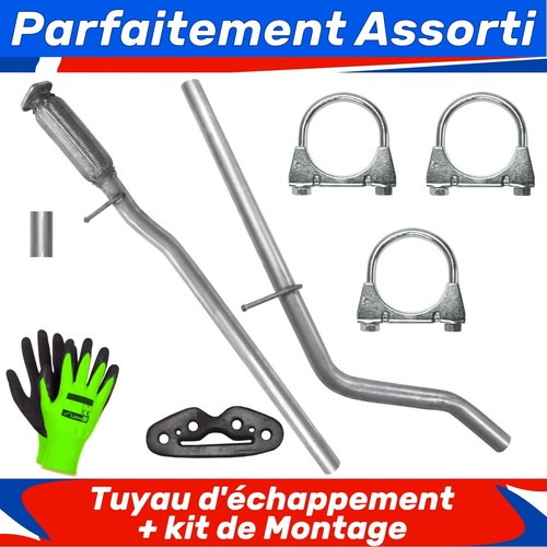 Tuyau échappement pour fiat - tuyau, d'échappement