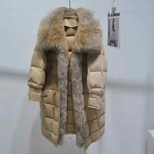 Fox Fur Collar Thick Warm