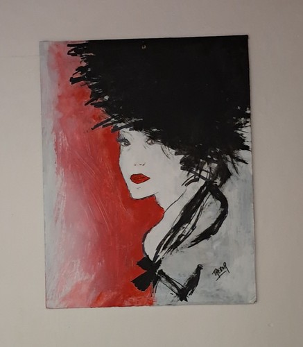 Danseuse cabaret peinture - cabaret",
