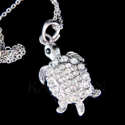 Collier chien cristal - de, en