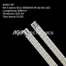 KIT 4 BARRES 60 LED TV SONY