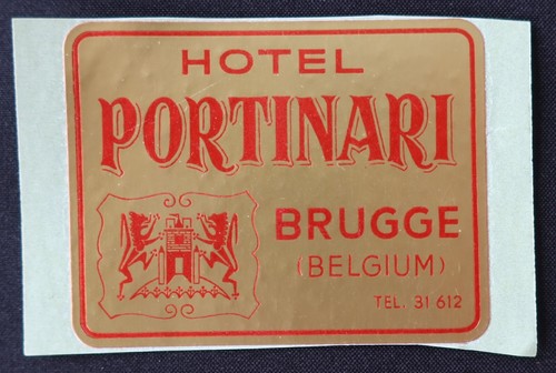 Ancienne étiquette bagage