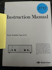 Bruel & Kjaer INSTRUCTION