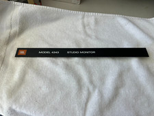 JBL ORIGINAL 4343 LOGO COVER /
