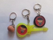 3 Porte-clés CHOUCHOU Yéyé ORTF Salut Les Copains par FIX Keychain vintage 60'