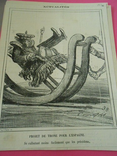 Caricature 1872 projet de - 1872,
