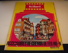 catalogue Kibri trains en HO et N maquettes de 1972 de 52 pages 