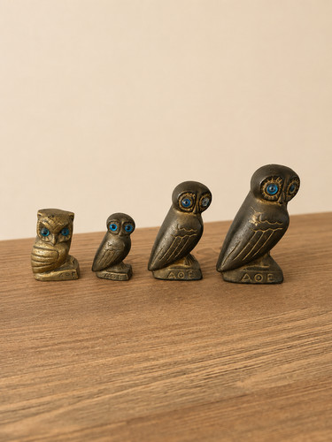 Lot figurines chouettes - 4,