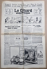 Le CANARD ENCHAINE numéro