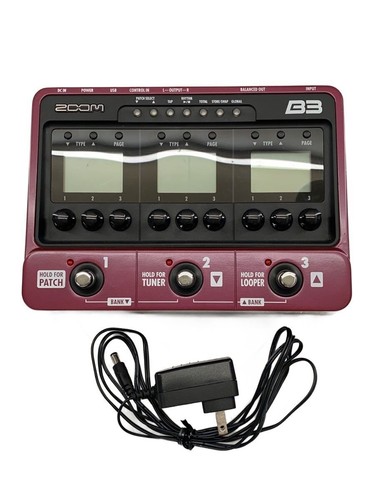 Zoom bass effects - b3, amp