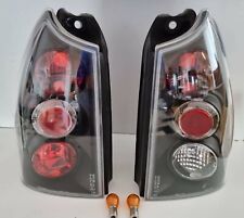 2x FEUX ARRIERE NOIR POUR PEUGEOT 307 BREAK ET SW PHASE 1 DE 03/2002 A 06/2005