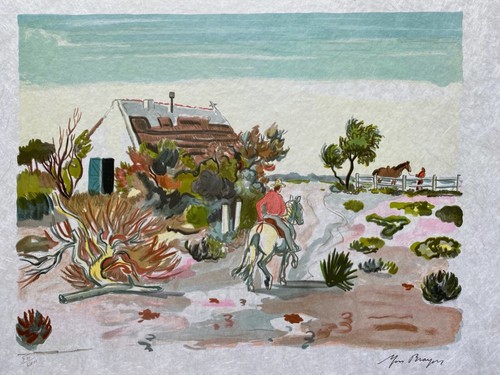 Brayer yves lithographie - yves,