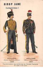 Chromos.AM13554.Sirop Jane.10x6 cm environ.Transformation uniformes armée Fra