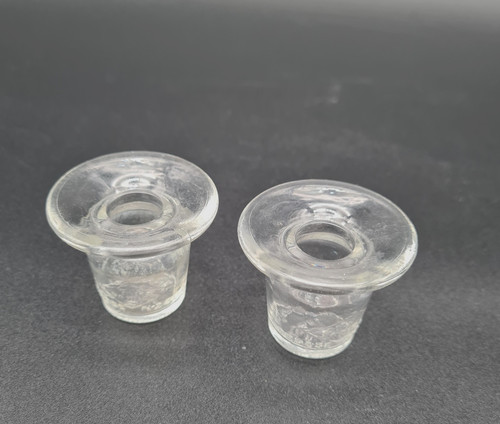Ancien encrier verre pour - ancien, en