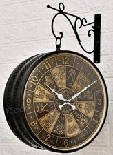 Horloge Murale Double Face