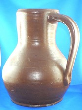 Pichet à cidre en grès de Martincamp fin XIXè début XXè