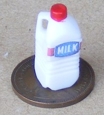 Maison de Poupées Plastique Carton Lait Étiqueté 1:12 Miniature Boisson Tumdee