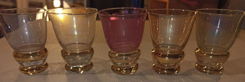 Anciens verres couleur - verres, de