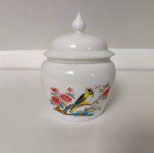 Sucrier Arcopal motif oiseaux