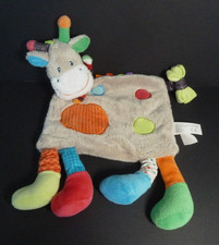 Doudou plat girafe zoe - plat,