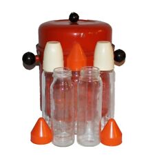 Stérilisateur à biberons avec 5 biberons en verre Remond et Dodie vintage