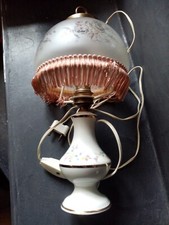 LAMPE DE CHEVET PORCELAINE 
