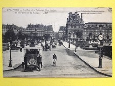 cpa PARIS Rue des TUILERIES Belle Animation Panneau SOYEZ BONS pour les ANIMAUX
