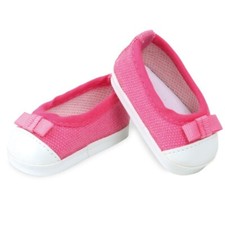 Ballerines roses pour poupées