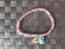 Bijoux fantasie enfant - collier avec perles multicolore poupée Lol surprise