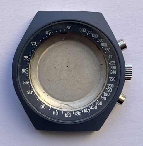 Nos boitier pvd bleu montre - boitier,
