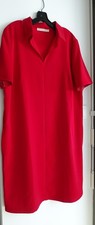 Robe rouge foncée manches courtes marque je m'habille comme ça taille 42