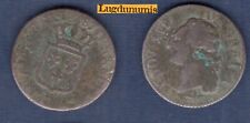 Louis XVI Sol ou Sou 1787 D Lyon B TB Louis XVI, 1774 - 1792