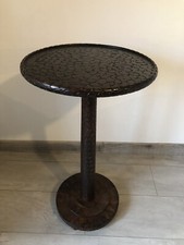 TABLE D'APPOINT SELLETTE GUERIDON EN BOIS ANCIEN DÉCO ORIGINALE