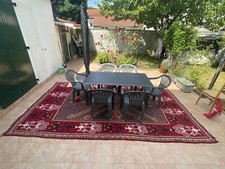 Grand Tapis berbère algérien en laine, fait main en atelier 