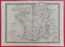 1842 Carte Géographie Atlas