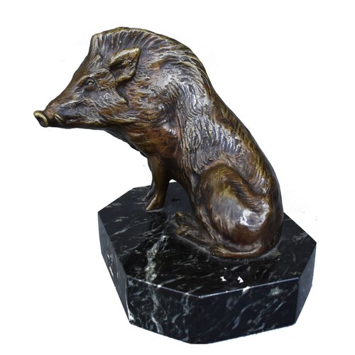 Bronze animalier sanglier - animalier, au