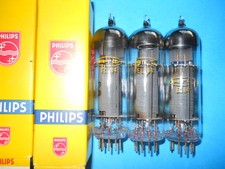 3 x EL84 RTC BY PHILIPS HOLLAND MATCHED PAIR + 1 BONUS
