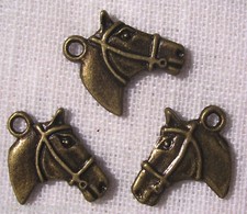 LOT 3 TÊTES CHEVAL **20 x 20