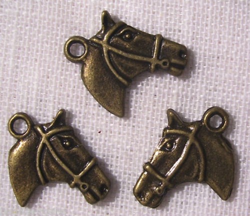 Lot têtes cheval 20 x - cheval,