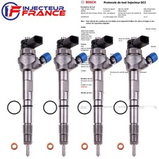 4x 0445110471 04L130277AE Bosch Injecteur Audi Seat Skoda VW 2,0 TDi 0986435257