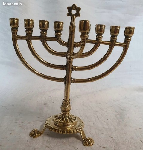 Ancien menorah hanouka - ancien"menorah, hanouka"