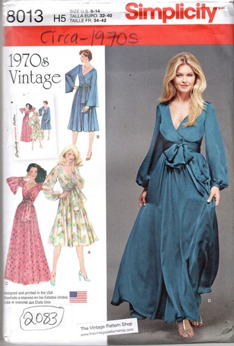 1970s vintage couture motif - 1970s,