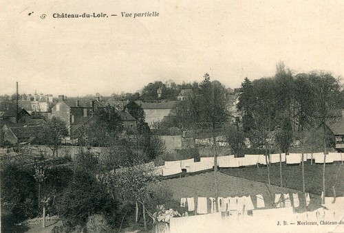 Carte montval sur loir - loir, vue