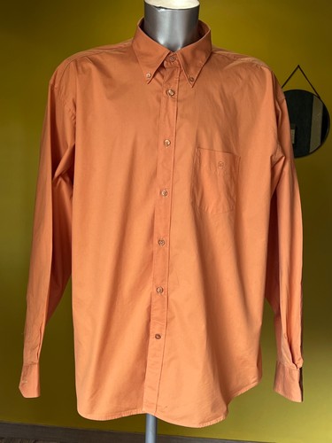 Jolie chemise orange homme - chemise,
