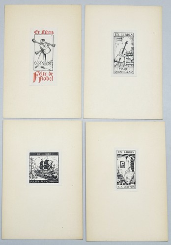 Exlibris anton pieck pays bas - exlibris,