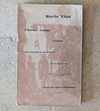 Boris Vian L'herbe Rouge Chez Pauvert 1965