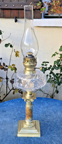 Belle lampe pétrole - lampe, à
