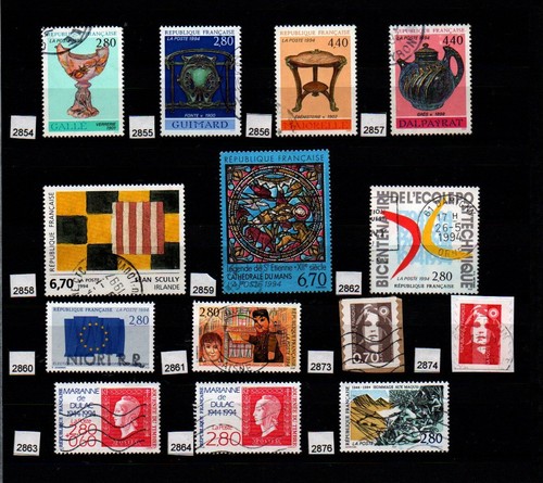 Timbres oblitérés - oblitérés, à