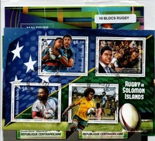 Lot timbres thematique " Rugby "