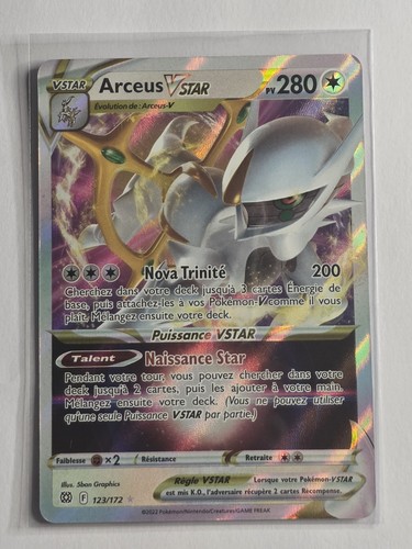 Carte pokémon arceus - carte,